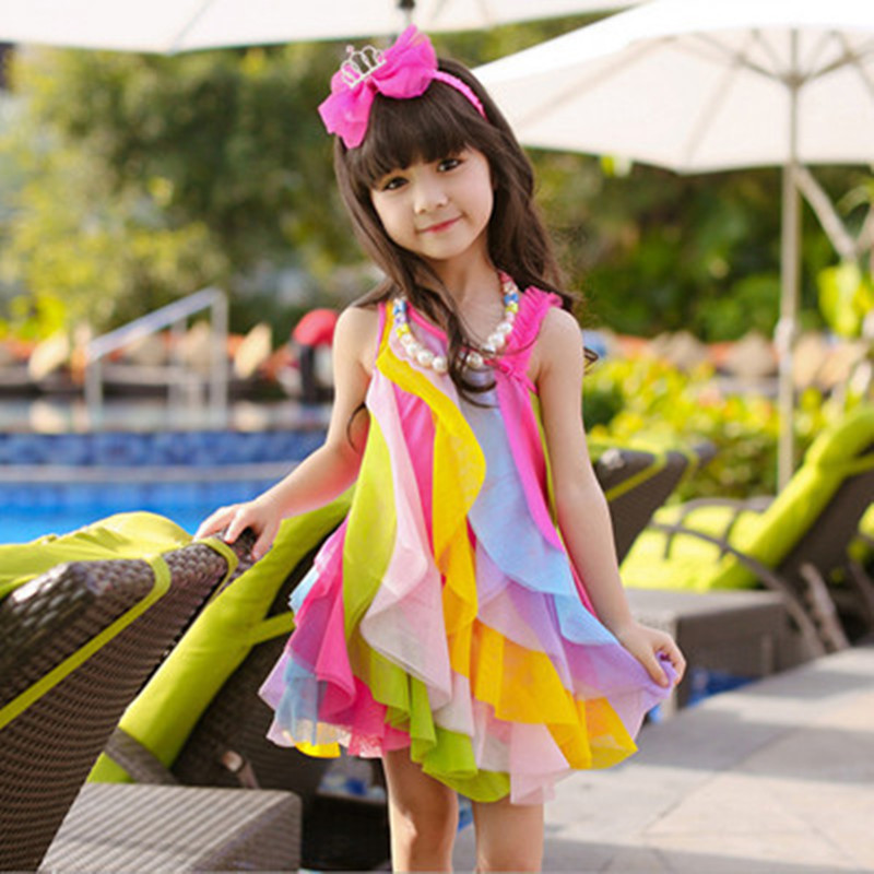 Baby Clothing Line - Gaun Anak Perempuan Musim Panas Tanpa