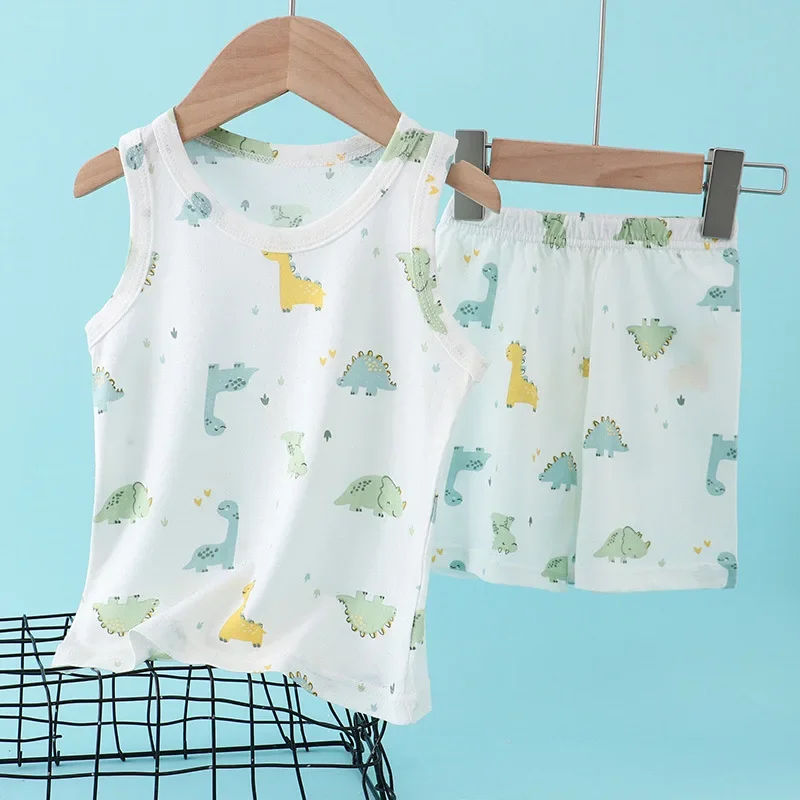 Baby Clothing Dividers - Setelan Rompi Katun Bambu Anak-anak Pakaian
