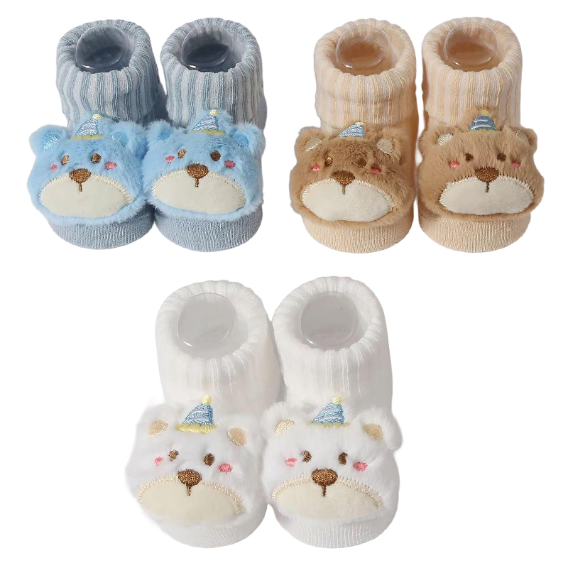 Baby Clothing Dividers - 3 Pasang/Set Kaus Kaki Bayi Perempuan