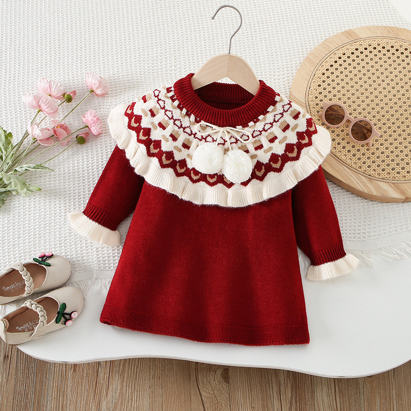 Gaun Rajutan Anak Perempuan Ga - Baby Clothing Line ulasan dan harga