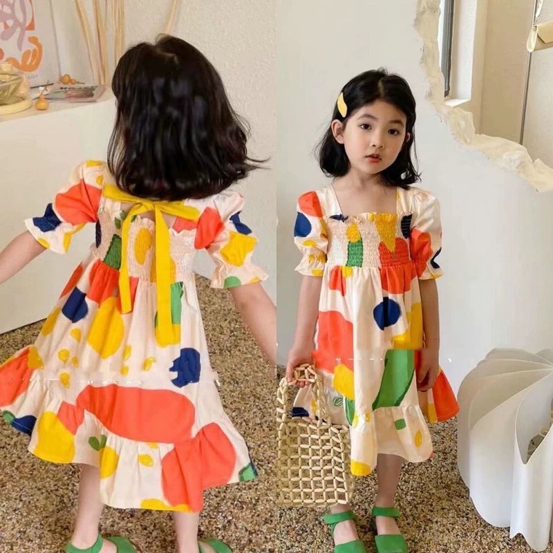 Gaun Anak Perempuan Model Keru - Baby Clothing Drawing ulasan dan harga