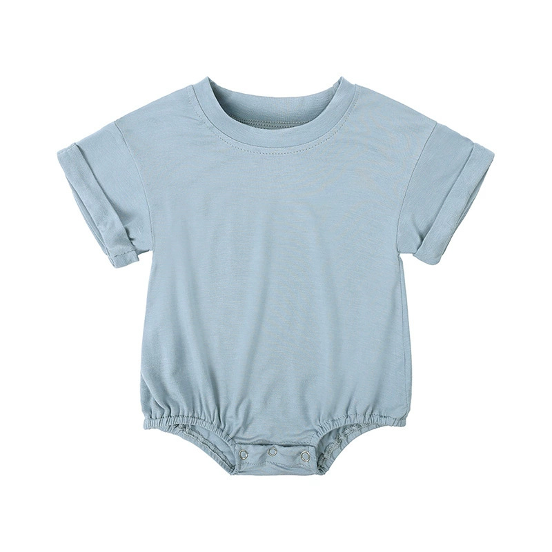Romper Lengan Pendek Polos Das - Bamboo Bodysuit Baby ulasan dan harga