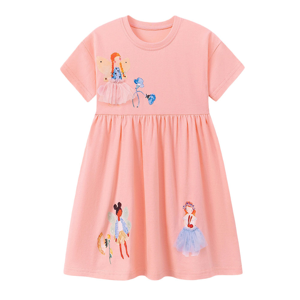 Gaun Musim Panas Lengan Pendek - Baby Clothing Drawing ulasan dan harga