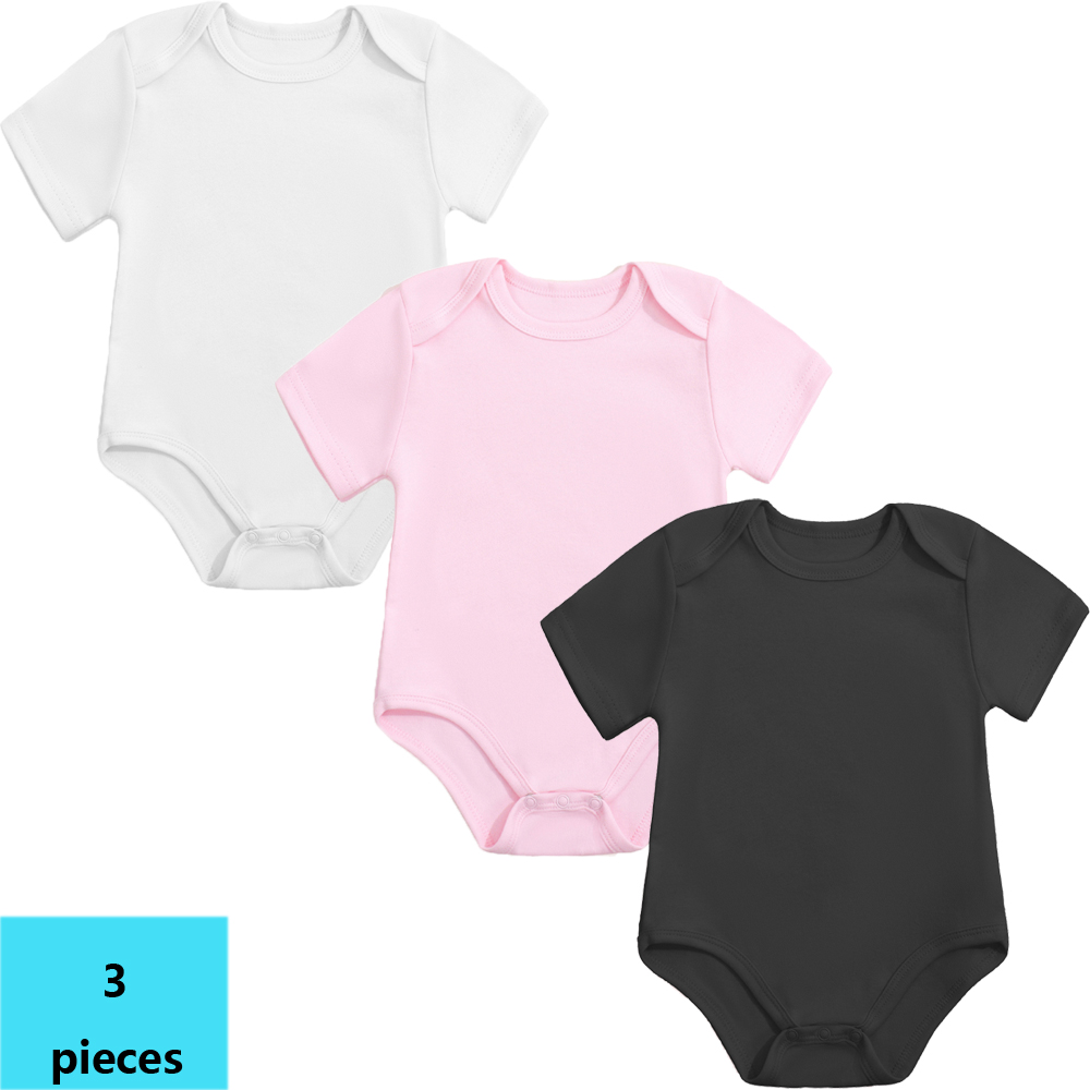 3 Buah 3M-24M Jumpsuit Katun L - Bamboo Bodysuit Baby ulasan dan harga